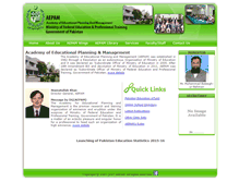 Tablet Screenshot of aepam.edu.pk